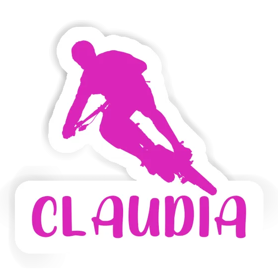 Sticker Biker Claudia Notebook Image