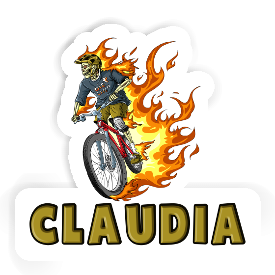 Autocollant Claudia Biker Freeride Laptop Image