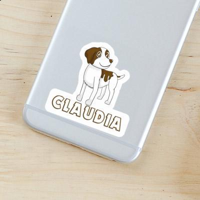 Claudia Sticker Brittany Spaniel Notebook Image