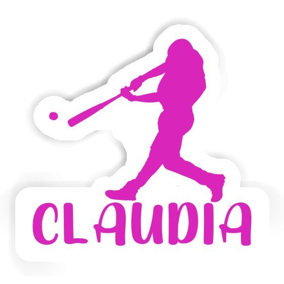 Sticker Baseball Player Claudia Image