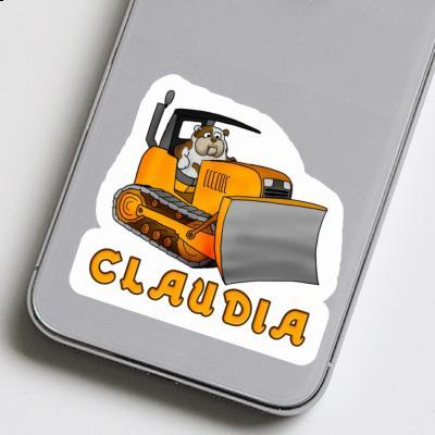 Sticker Bulldozer Claudia Image