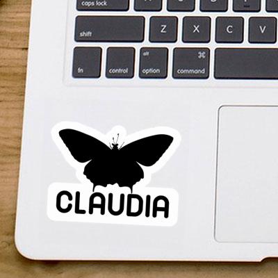 Sticker Claudia Butterfly Laptop Image