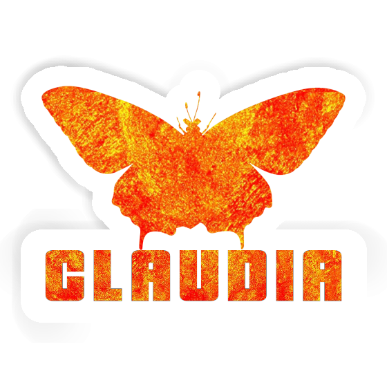 Sticker Claudia Butterfly Laptop Image