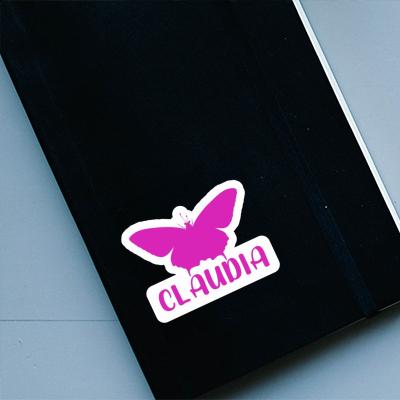 Sticker Claudia Butterfly Laptop Image