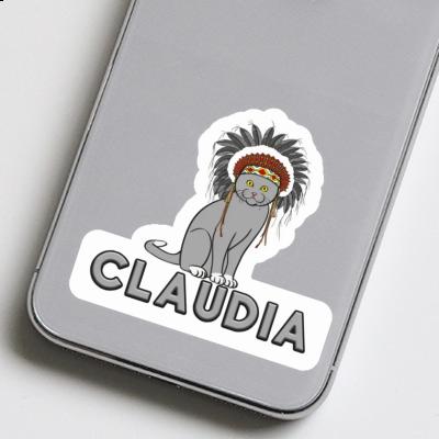 Chat Autocollant Claudia Image