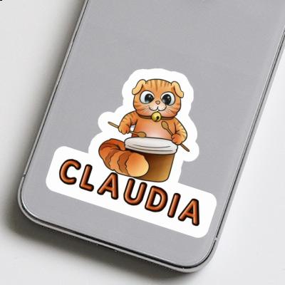 Sticker Drummer Cat Claudia Gift package Image