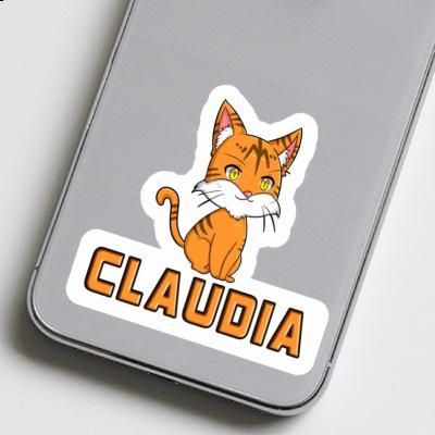 Autocollant Chat Claudia Notebook Image