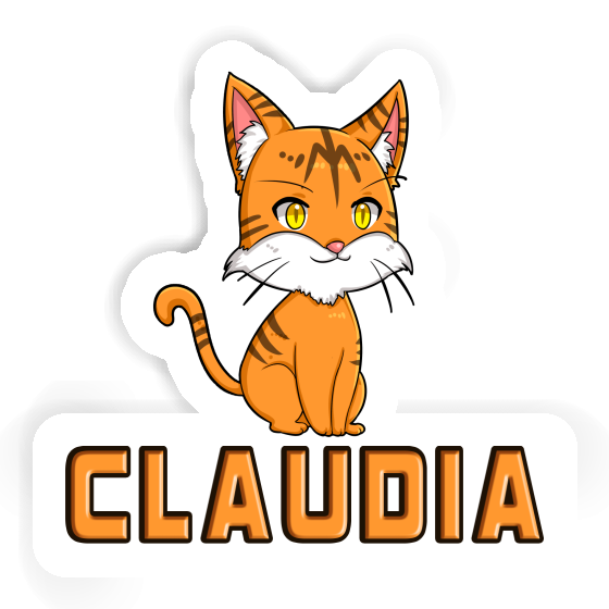 Autocollant Chat Claudia Laptop Image