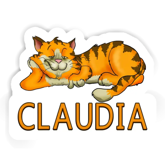 Chat Autocollant Claudia Image