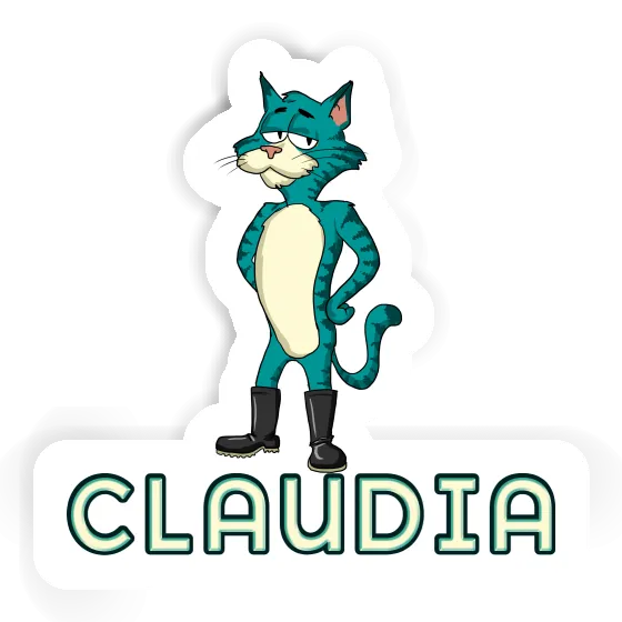 Claudia Autocollant Chat Gift package Image