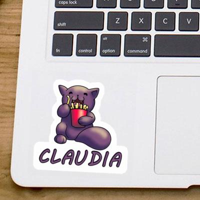 Sticker French Fry Cat Claudia Image