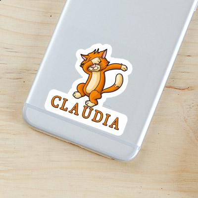 Dabbing Cat Sticker Claudia Gift package Image