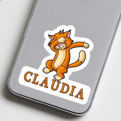 Autocollant Claudia Chat Laptop Image