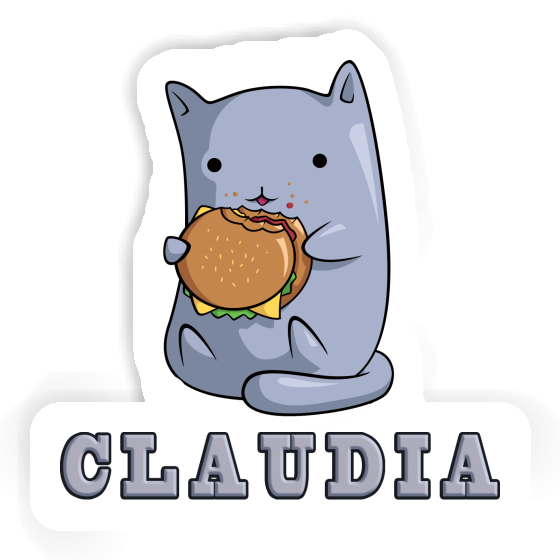 Chat Autocollant Claudia Image