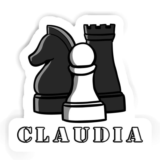 Sticker Schachfigur Claudia Laptop Image