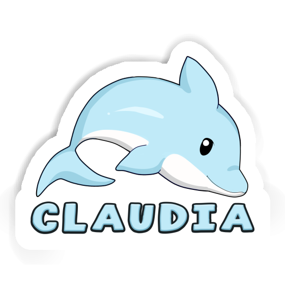 Sticker Delfin Claudia Laptop Image