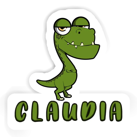 Sticker Dinosaur Claudia Laptop Image