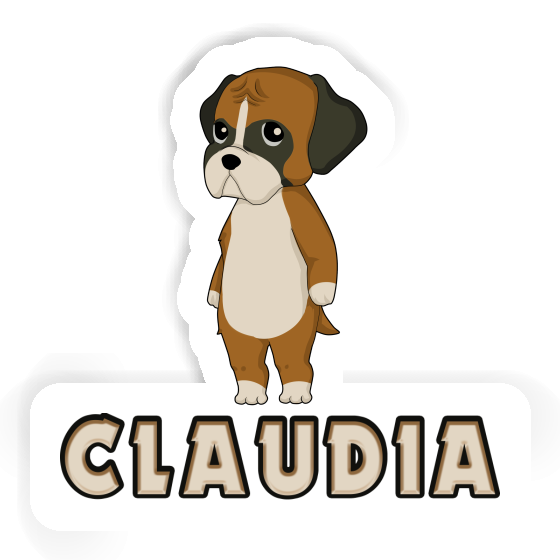 Claudia Sticker Boxer Image