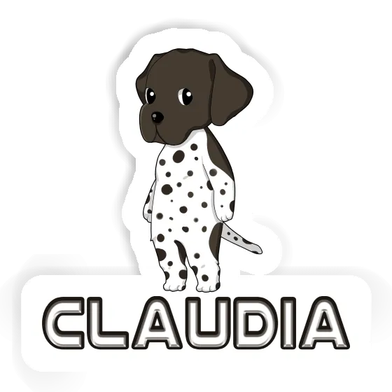 German Shorthaired Pointer Sticker Claudia Laptop Image