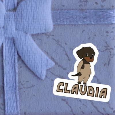 German Wirehaired Pointer Sticker Claudia Laptop Image