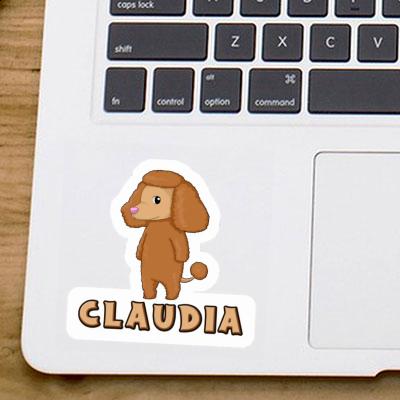 Sticker Poodle Claudia Notebook Image