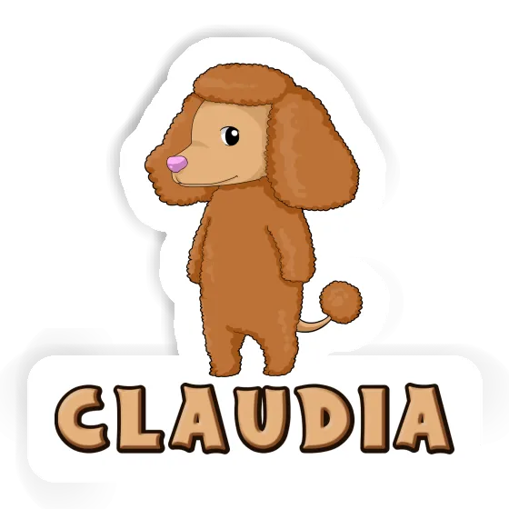 Sticker Poodle Claudia Image