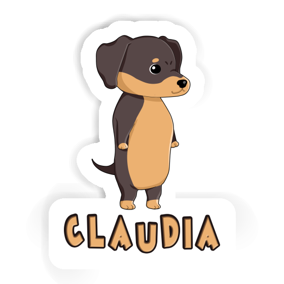 Sticker Claudia Dachshund Notebook Image