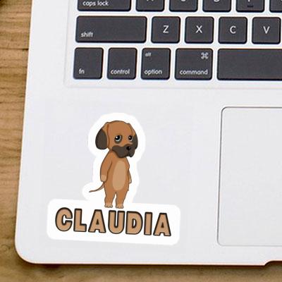 Sticker German Mastiff Claudia Notebook Image