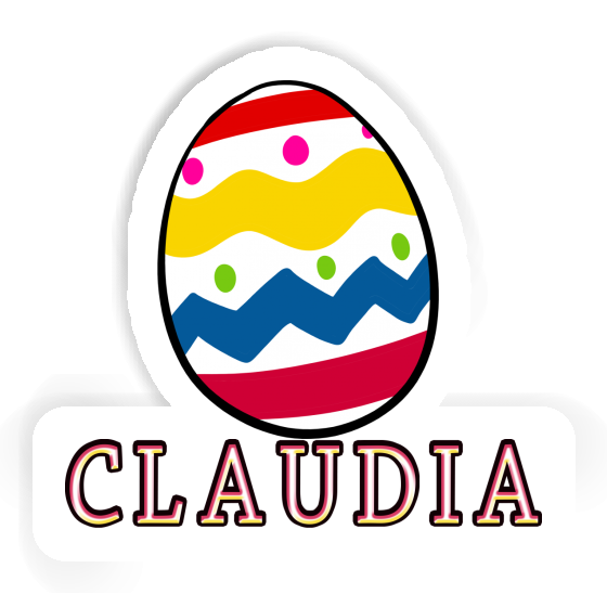 Autocollant Œuf Claudia Image