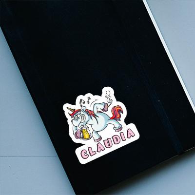 Sticker Einhorn Claudia Notebook Image