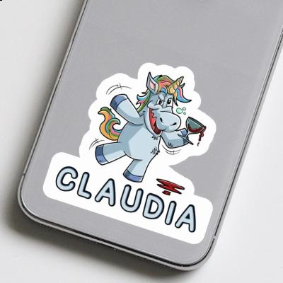 Sticker Unicorn Claudia Laptop Image