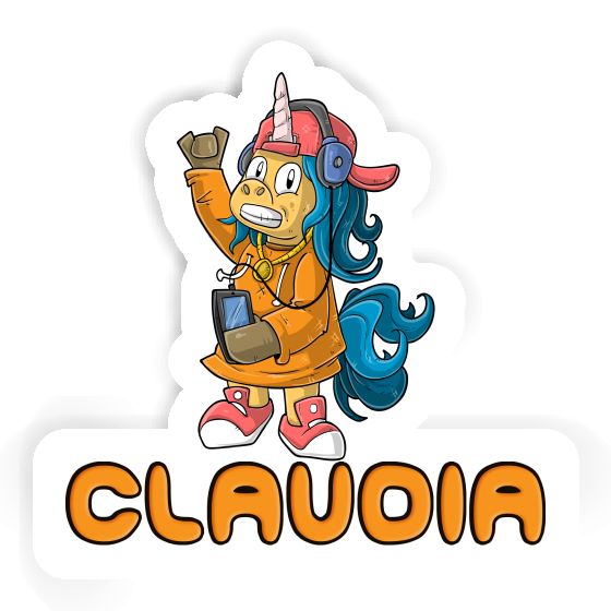 Sticker Claudia Hip-Hop Einhorn Gift package Image