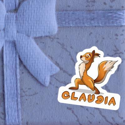 Sticker Yoga Squirrel Claudia Gift package Image