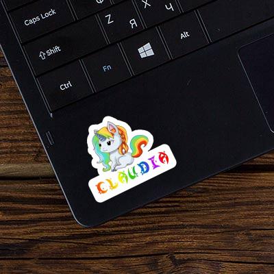 Einhorn Aufkleber Claudia Laptop Image