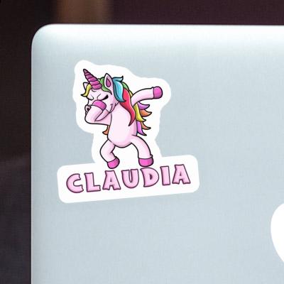 Claudia Sticker Einhorn Laptop Image