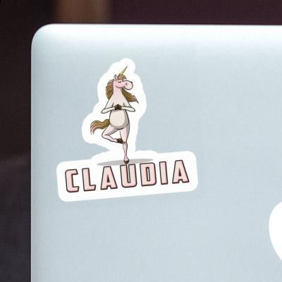 Licorne Autocollant Claudia Image