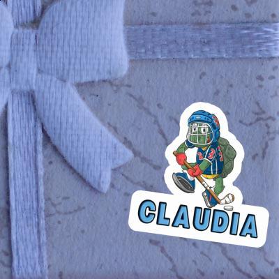 Hockeyspieler Aufkleber Claudia Notebook Image