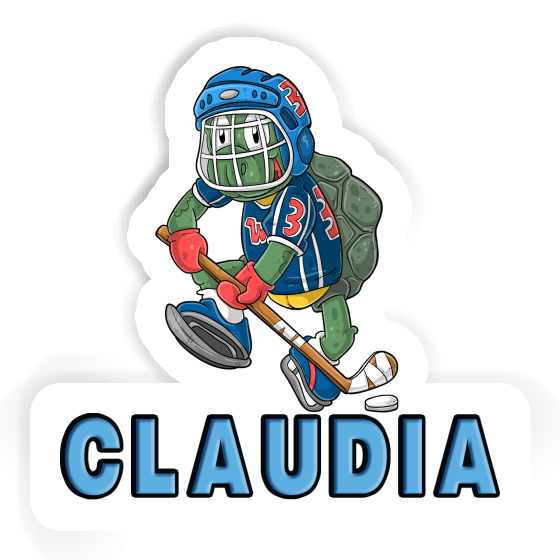 Claudia Autocollant Joueur de hockey Gift package Image