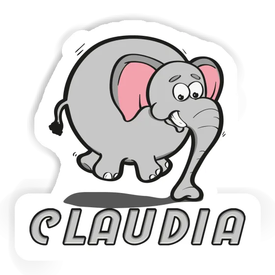 Claudia Sticker Jumping Elephant Gift package Image