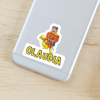 Claudia Sticker Elektriker Laptop Image