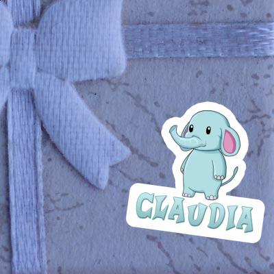 Sticker Elephant Claudia Image