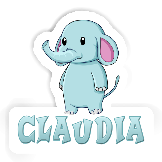 Sticker Elephant Claudia Image