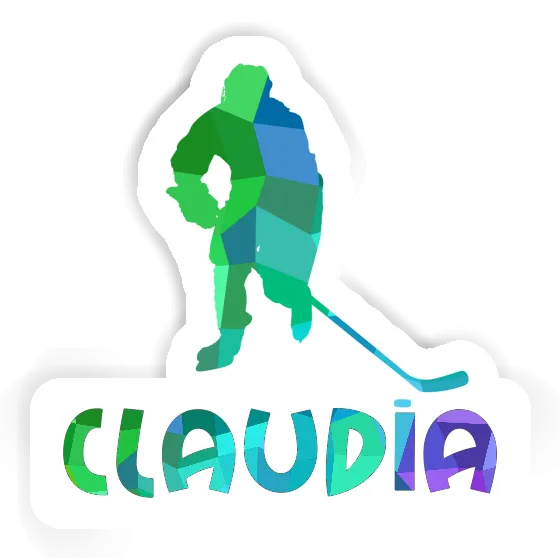 Claudia Autocollant Joueur de hockey Gift package Image