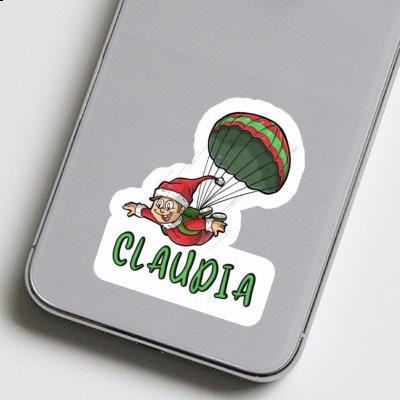 Aufkleber Claudia Fallschirm Laptop Image