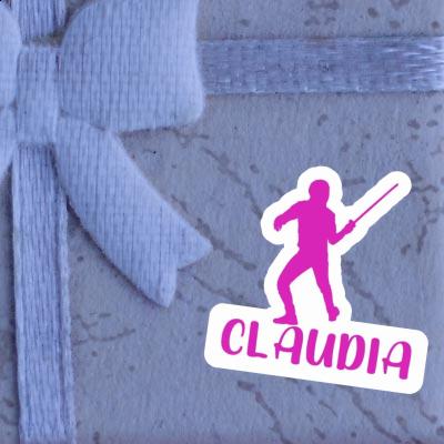 Fencer Sticker Claudia Notebook Image