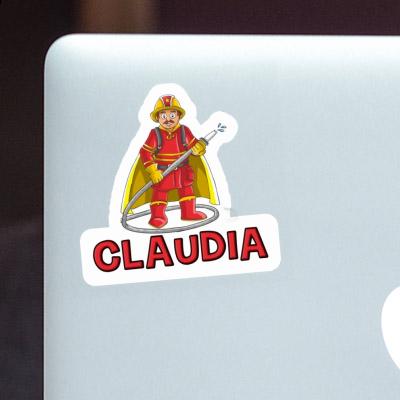 Pompier Autocollant Claudia Laptop Image