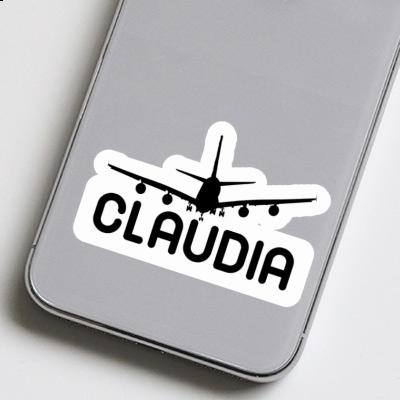 Sticker Claudia Airplane Gift package Image