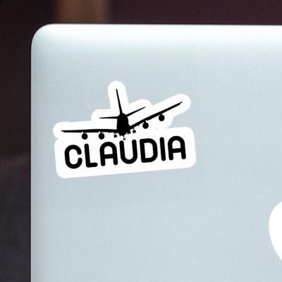 Flugzeug Sticker Claudia Notebook Image