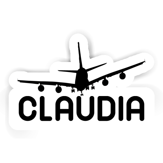 Sticker Claudia Airplane Gift package Image