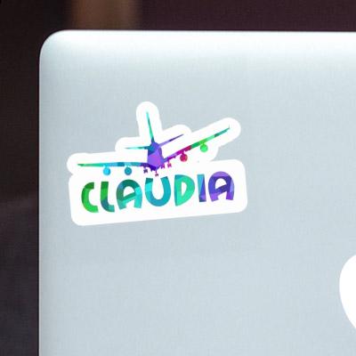 Sticker Claudia Flugzeug Gift package Image